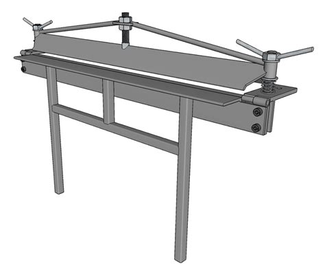 48 sheet metal brake plans|sheet metal brake 48 inch bender.